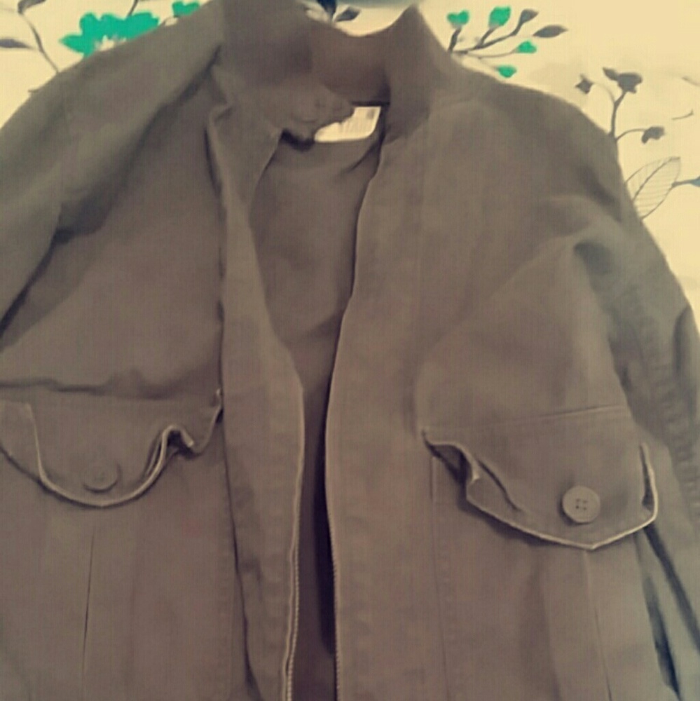 Converse grey zip up